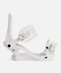 K2 Cassette White Snowboard Bindings