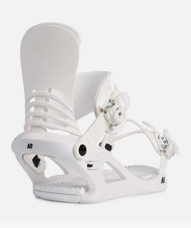 K2 Cassette White Snowboard Bindings