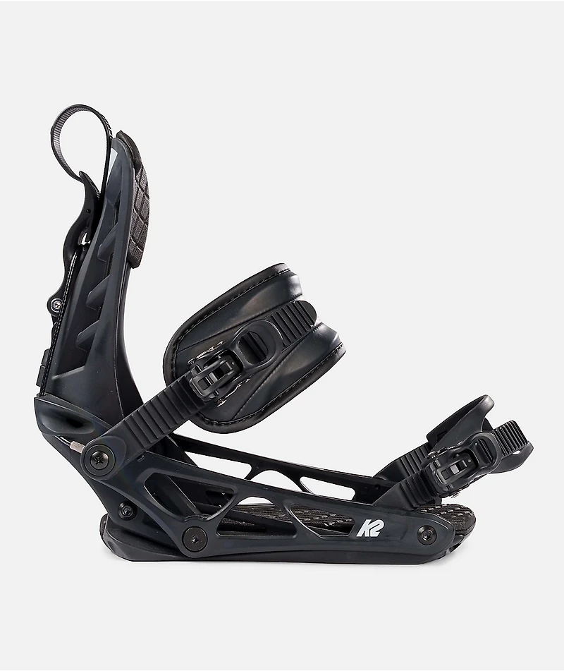 K2 Cinch Black Easy Entry Snowboard Bindings 2024