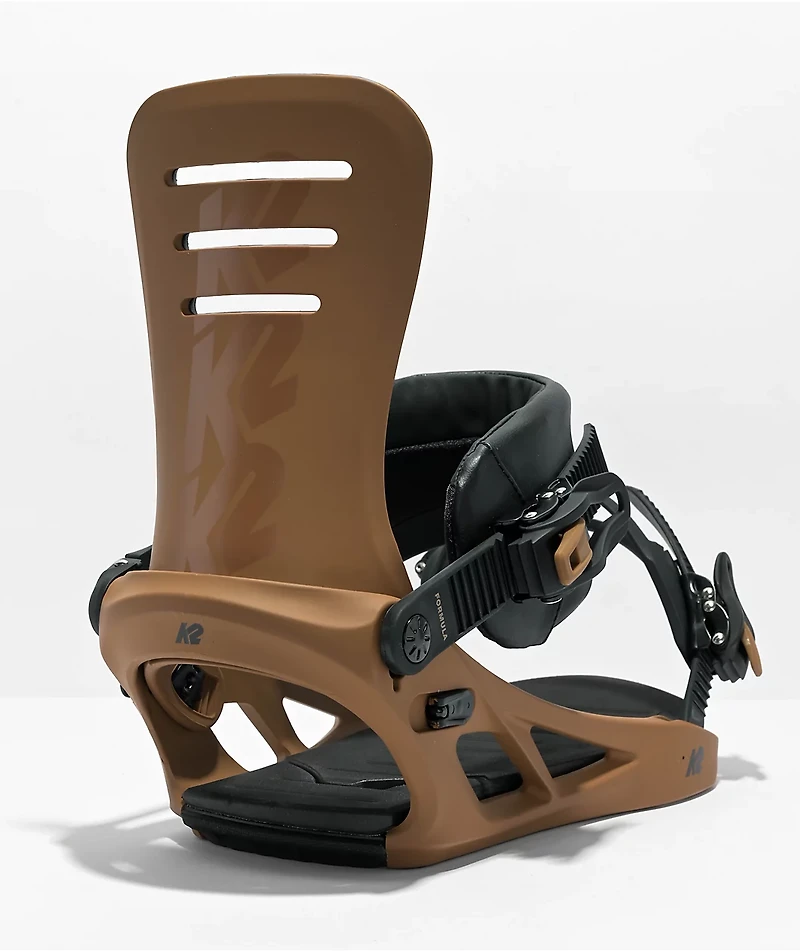 K2 Formula Brown Snowboard Bindings 2023