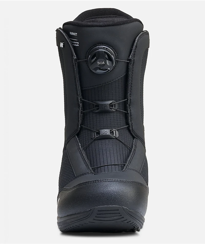 K2 Market Black Snowboard Boots 2027