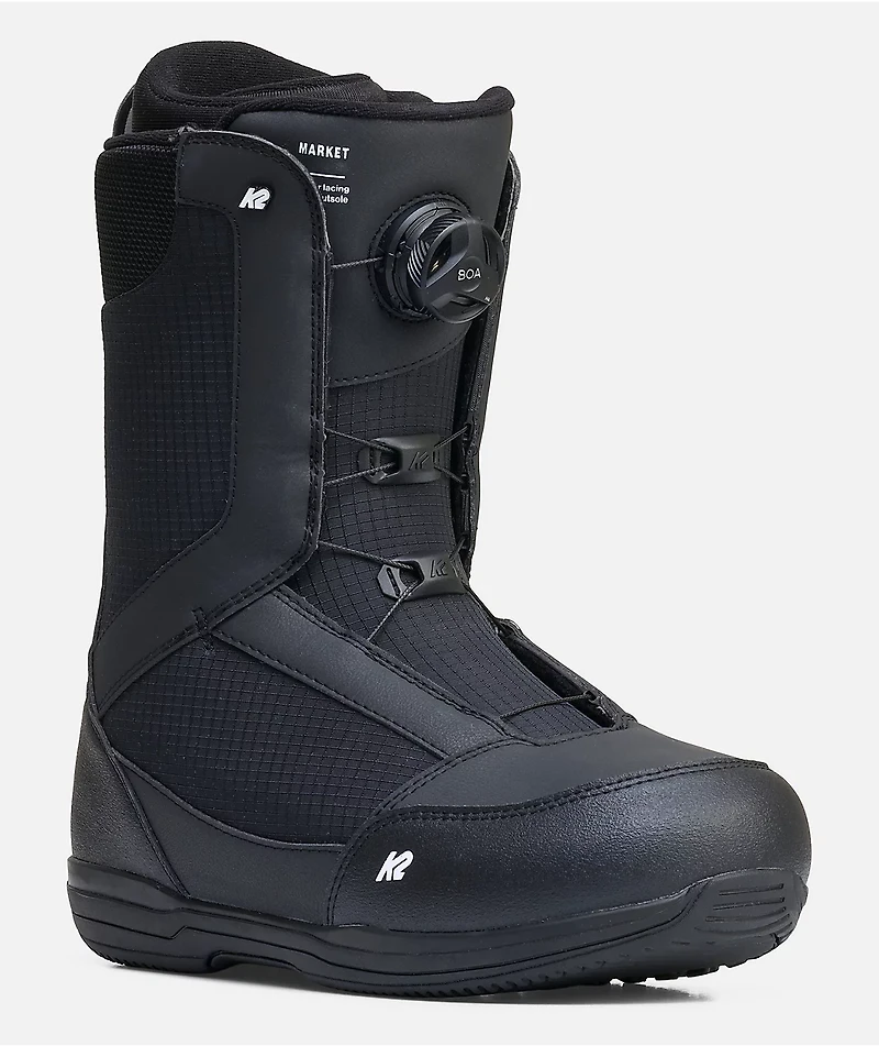 K2 Market Black Snowboard Boots 2027
