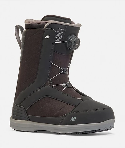 K2 Raider Black Snowboard Boots 2025