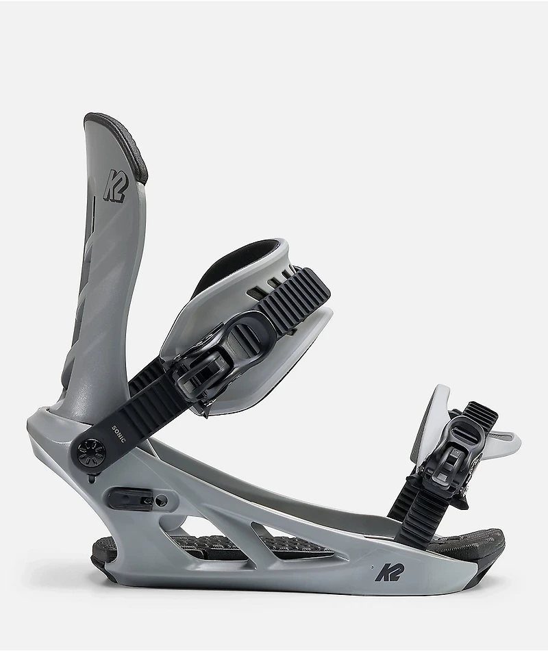K2 Sonic Grey Snowboard Bindings 2027