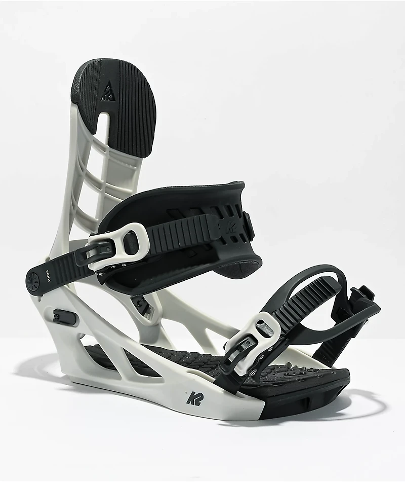 K2 Sonic Off White Snowboard Bindings