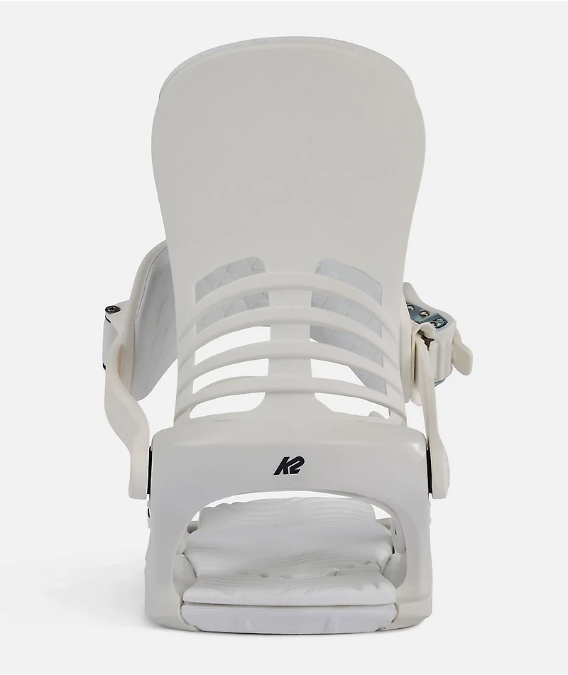 K2 Sonic White Snowboard Bindings 2024