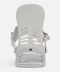 K2 Sonic White Snowboard Bindings 2024
