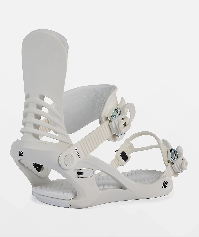 K2 Sonic White Snowboard Bindings 2024