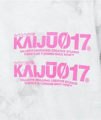 KAIJU017 Dark Heart Grey Tie Dye Long Sleeve T-Shirt