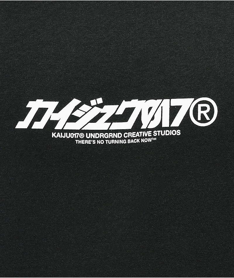 KAIJU017 Sakura Black T-Shirt