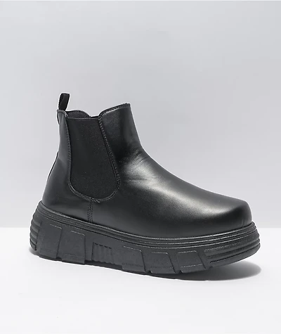KOI AC4 Black Platform Boots
