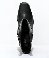 KOI Broken Bronco Black Cowboy Boots