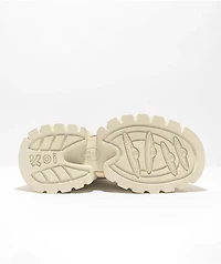 KOI Gooey White Platform Boots