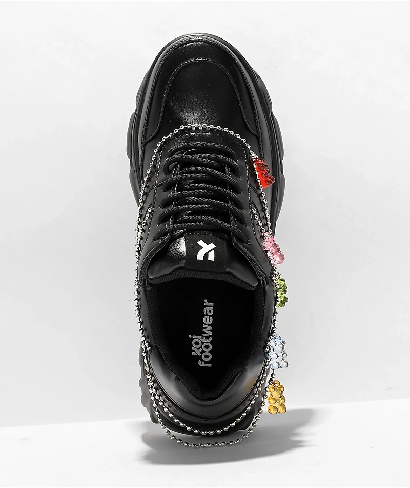 KOI Jinxxy Gummy Bear Black Shoes