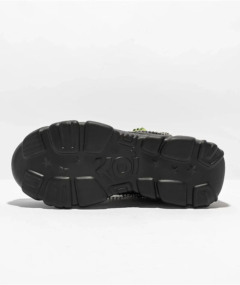 KOI Jinxxy Gummy Bear Black Shoes
