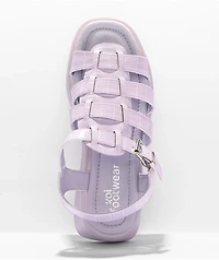 KOI Raikuma Lilac Chunky Platform Sandals