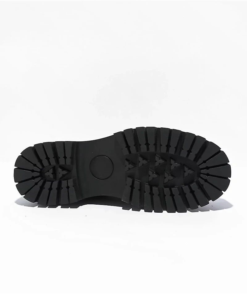 KOI Silent Dusk Black Platform Loafers