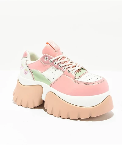 KOI Strawberry Juice  Pink Platform Shoes