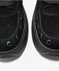 KOI Wildfire Black & Purple Chunk Trainer Shoes