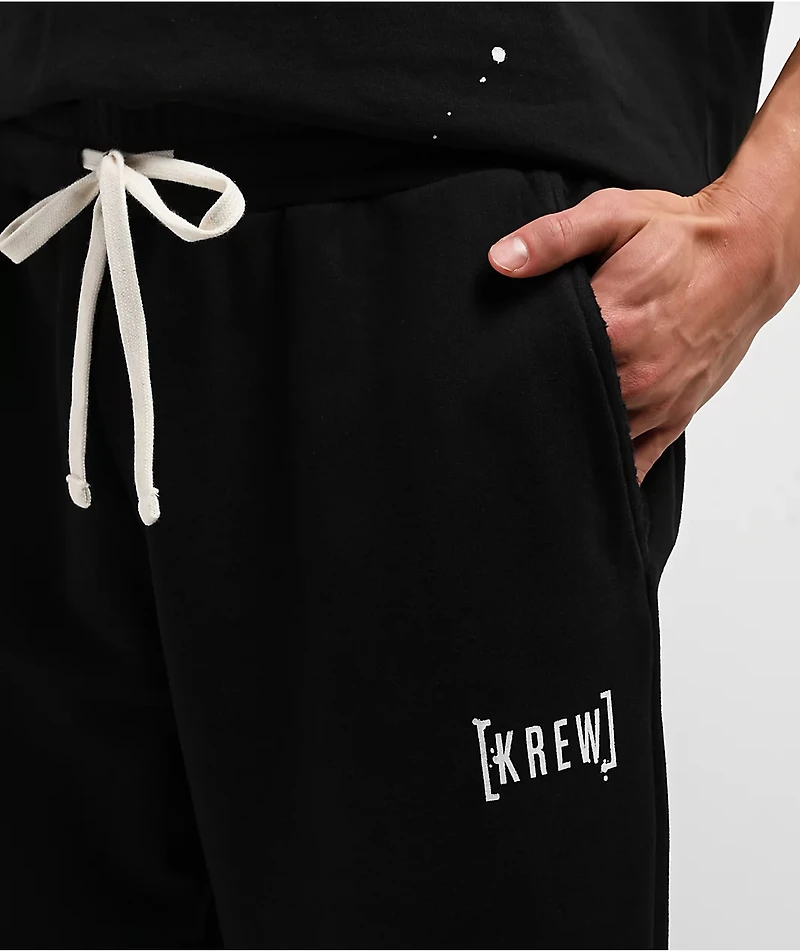 KREW K-Loose Ripper Faded Black Sweatpants