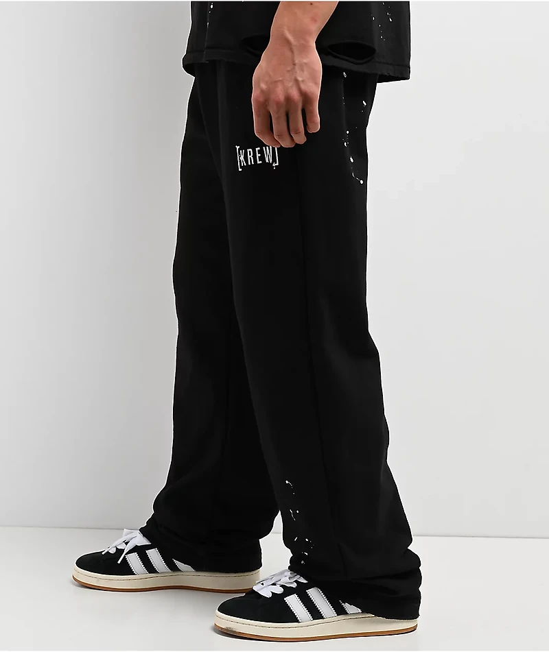 KREW K-Loose Ripper Faded Black Sweatpants