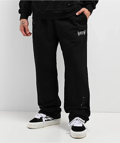 KREW K-Loose Ripper Faded Black Sweatpants