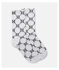 KREW Repeat White Crew Socks