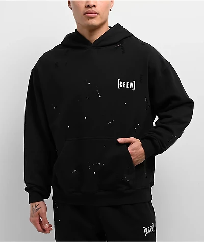 KREW Ripper Faded Black Hoodie