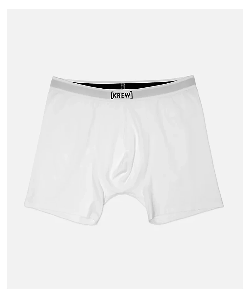 KREW White Boxer Briefs