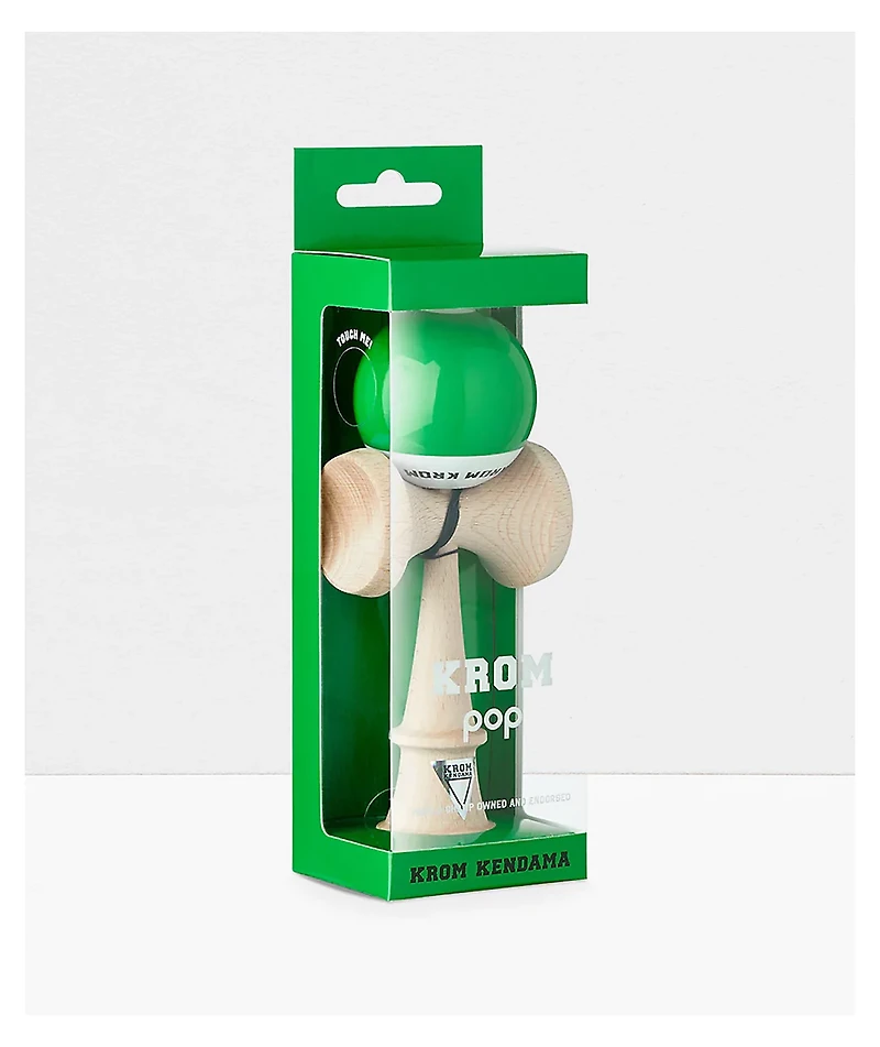 KROM Pop LOL Dark Green Kendama