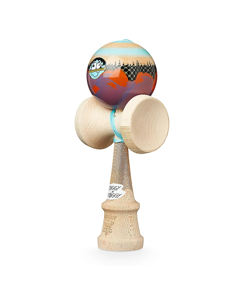 KROM x Jacob Acrobat Zoggy & Moggy Wavescape Kendama