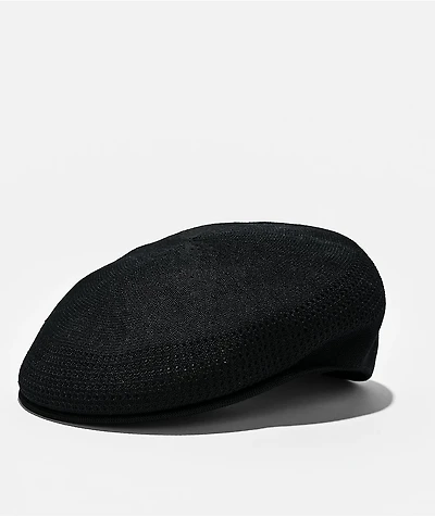 Kangol Tropic 504 Ventair Black Flat Cap
