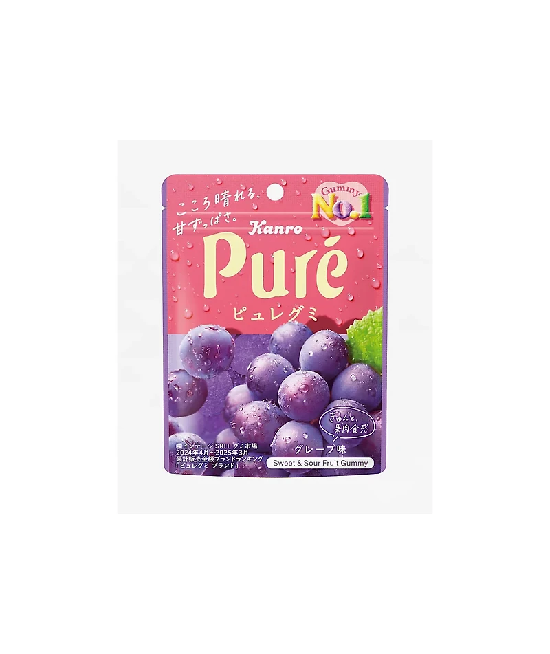 Kanro Puré Grape Gummy Candy