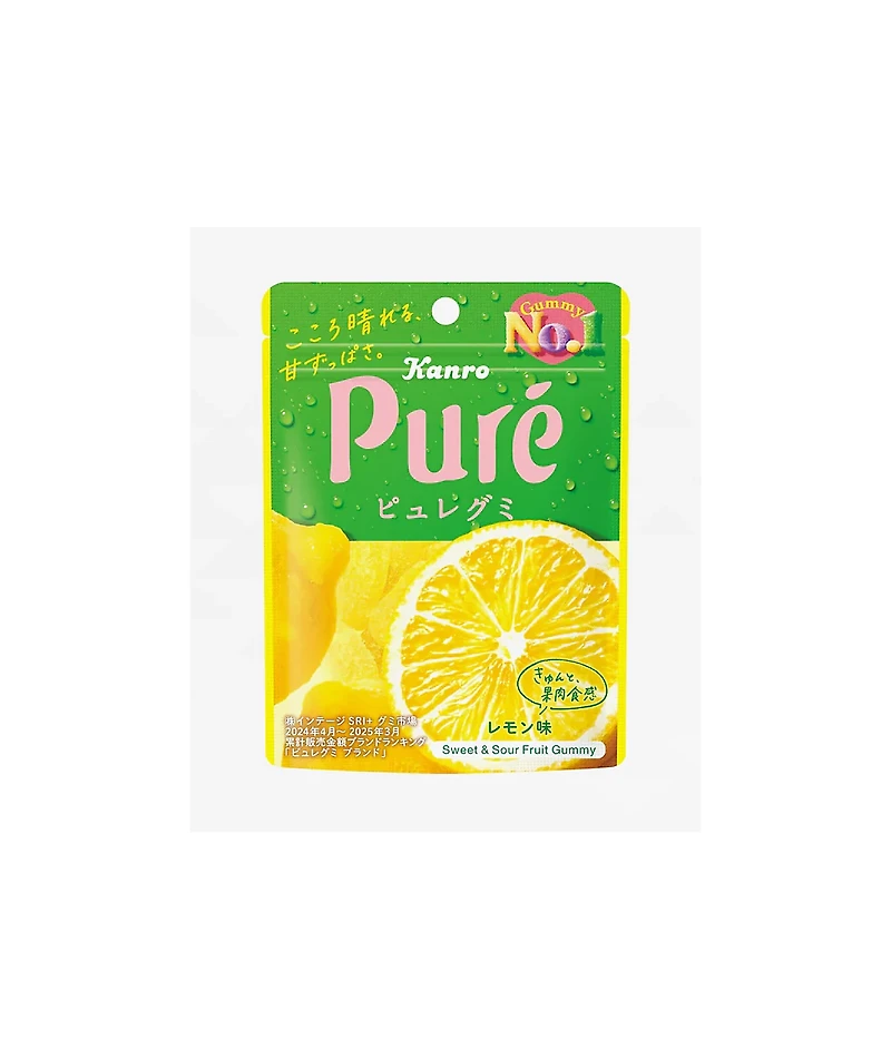 Kanro Puré Lemon Gummy Candy