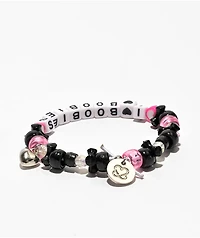 Keep A Breast Foundation I Heart Boobies Kandi Black & Pink Bracelet