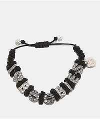 Keep A Breast Foundation I Heart Boobies Moulin Rouge Black Braid Bracelet