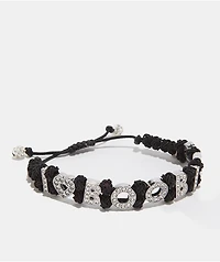 Keep A Breast Foundation I Heart Boobies Moulin Rouge Black Braid Bracelet