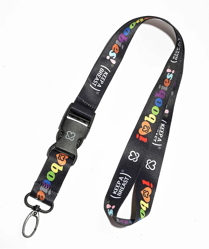 Keep A Breast Foundation I Heart Boobies Pride Lanyard Keep A Breast Foundation
