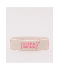 Keep A Breast Foundation I Heart Boobies White & Pink Bracelet