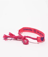 Keep A Breast Foundation I Love Boobies Pink Amigo Bracelet