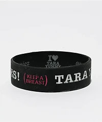 Keep A Breast Foundation x Tara Yummy I Heart Boobies After Dark Black Bracelet