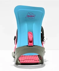 Kemper Freestyle Blue Snowboard Bindings 2024