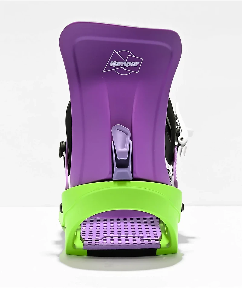 Kemper Freestyle Purple Snowboard Bindings 2024