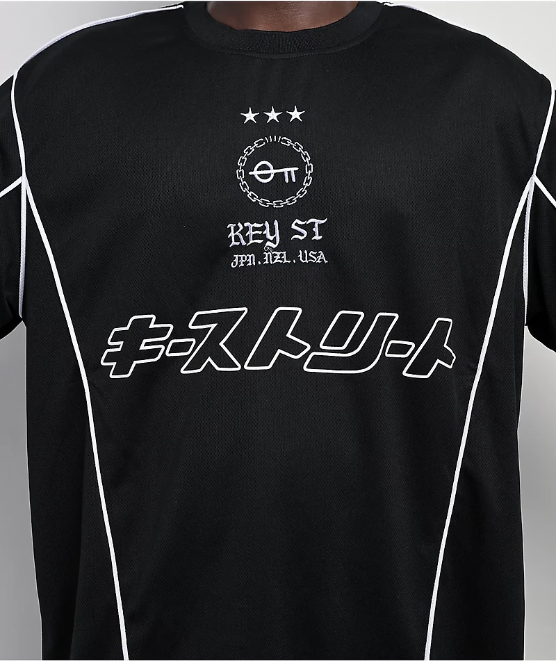 Key Street 92FC Volt Black Soccer Jersey