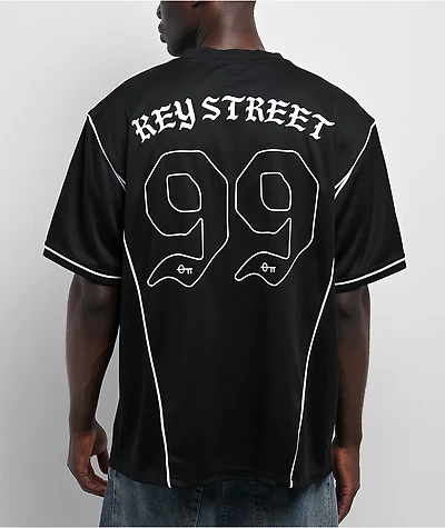 Key Street 92FC Volt Black Soccer Jersey