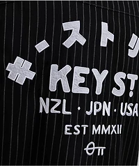 Key Street Apprentice Black Long Sleeve Zip Work Shirt