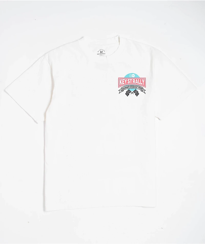Key Street Arcade White T-Shirt