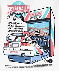 Key Street Arcade White T-Shirt