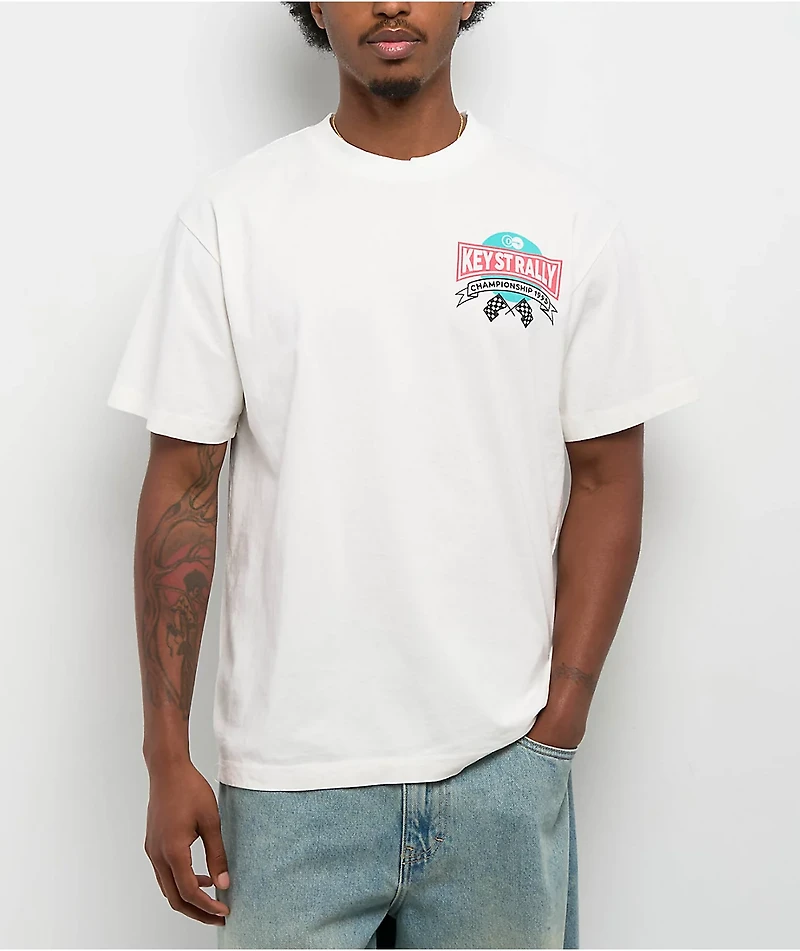 Key Street Arcade White T-Shirt