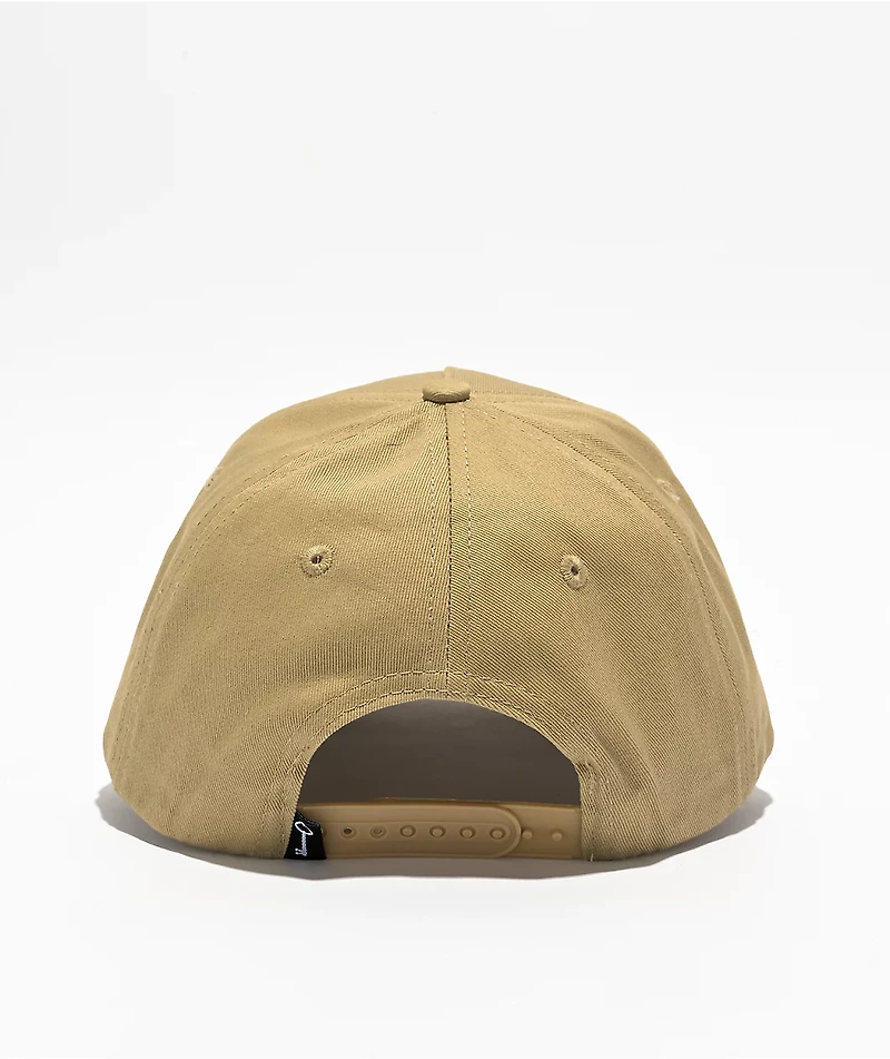 Key Street Bespoke Beige Snapback Hat